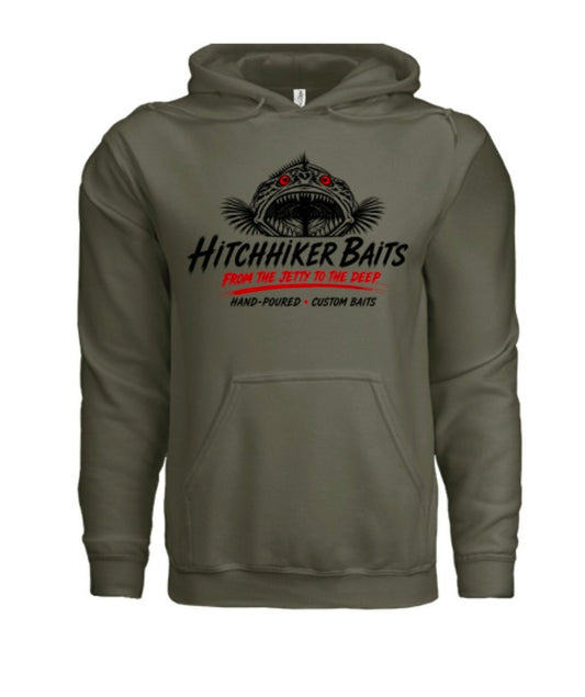 HitchHiker Baits Lingcod Midweight Hoodie