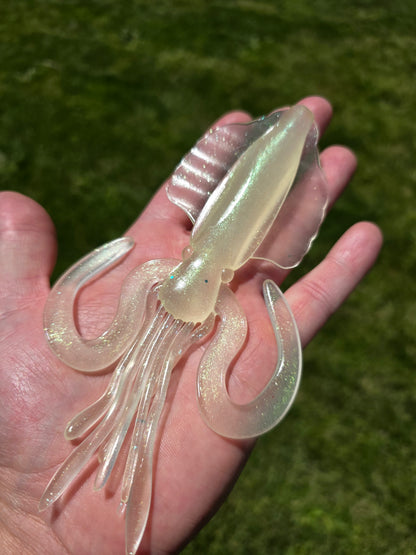 HitchHiker Baits Aussie Squid – 6" Soft Plastic Squid Bait